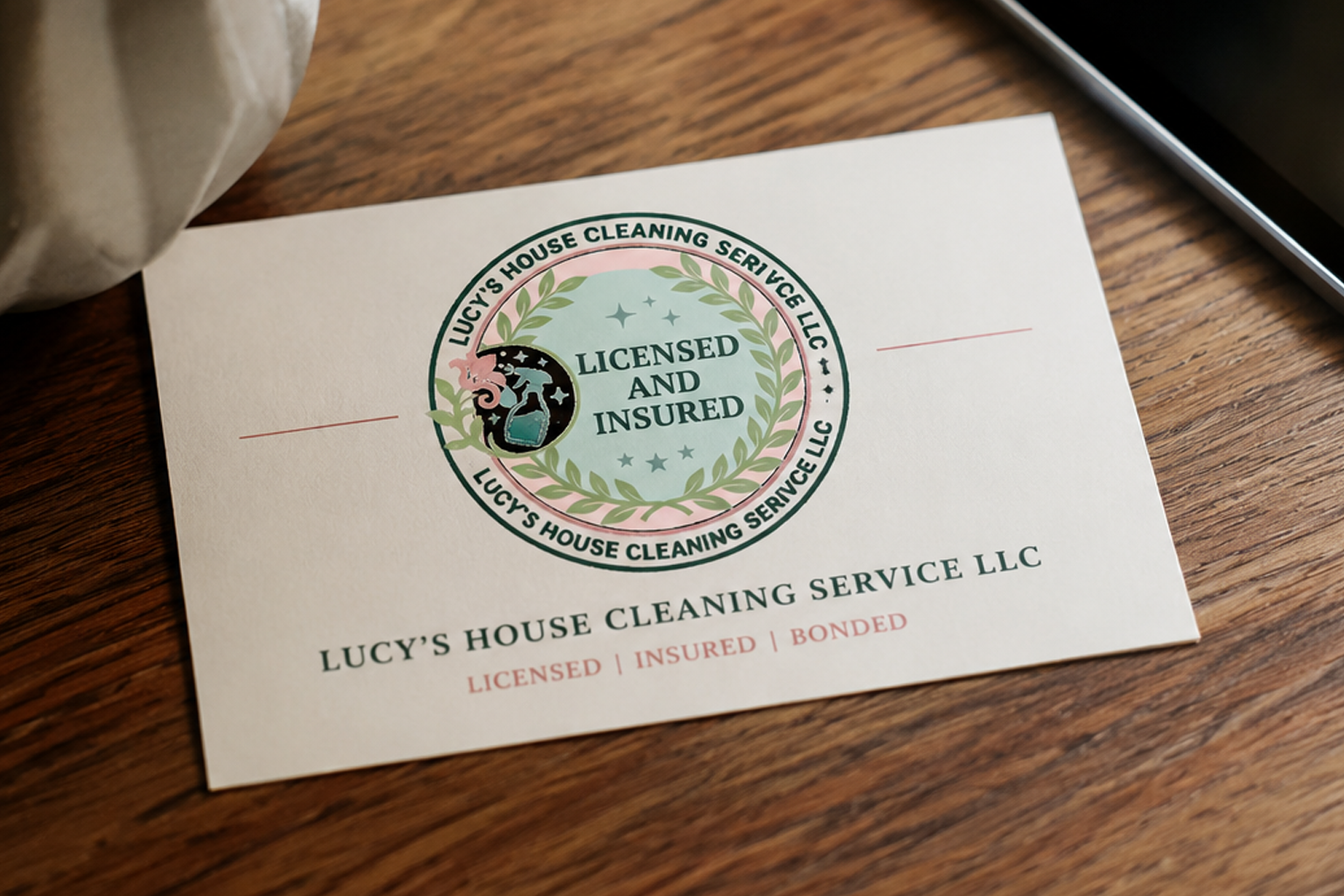 Lucy's House Cleaning Seal of Protection